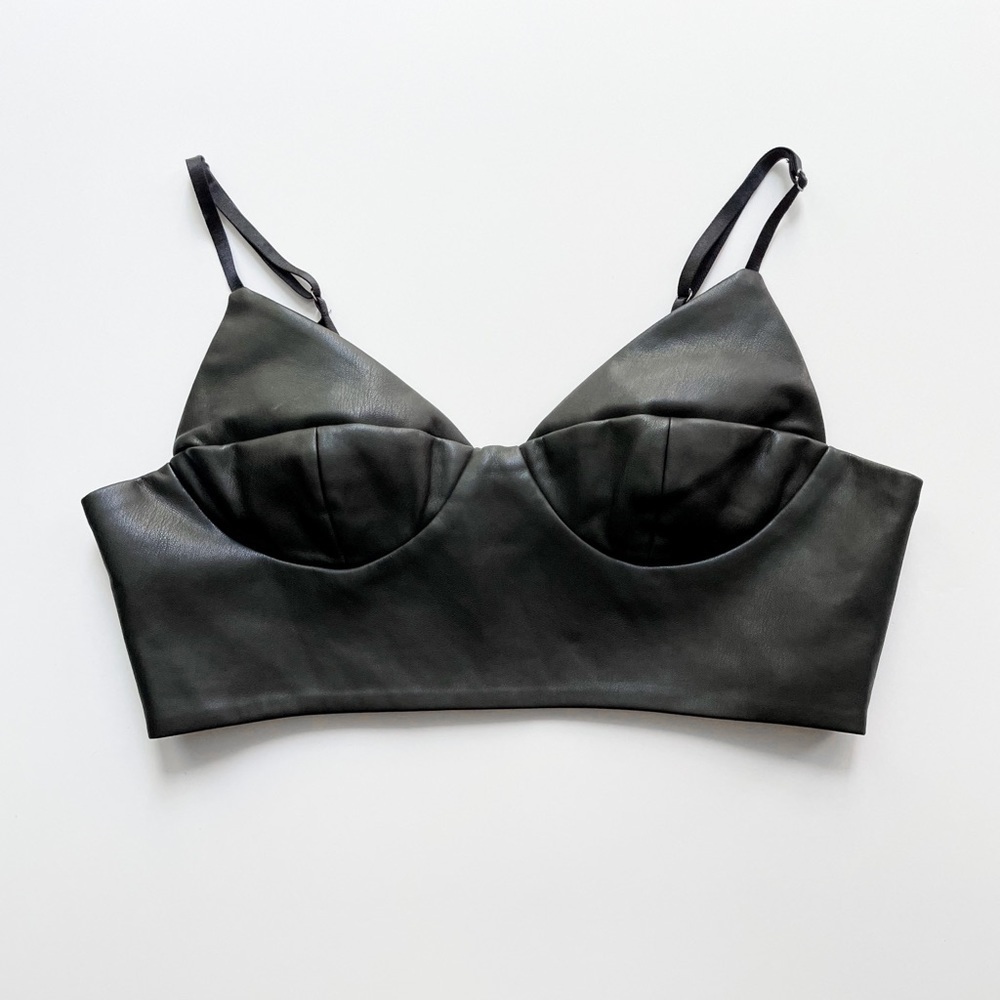 MARCIANO Leather Bustier